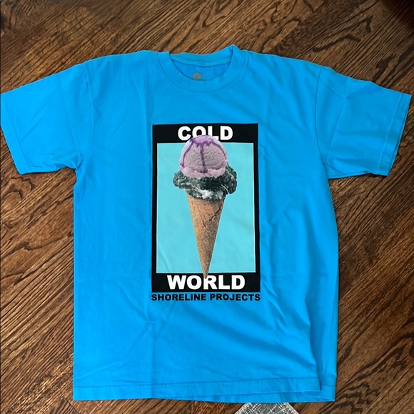Brooklyn Projects x Shoreline Mafia Cold World T-shirt - Picture 1 of 2